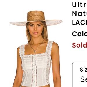 Palma extra wide brim hat